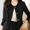 Women’s Cropped Crew Neck Jacket – Casual Lightweight Outerwear by FitiqueFit