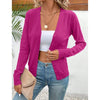 Women’s V‑Neck Button‑Down Cardigan Knit Sweater by FitiqueFit