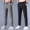 🧊 Men's Ice Silk Plus Size Straight-Leg Pants by FitiqueFit