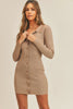 Button Up Ribbed Mini Shirt Dress For Women – Ribbed Dress, Button-Up Shirt Dress, Mini Shirt Dress, Casual Dress, Stylish Shirt Dress, Versatile Mini Dress by Stevvex