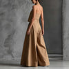 Loose-Fitting Sleeveless Top and Wide-Leg Pants Two-Piece Set. by FitiqueFit