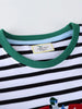 Children's Racing Car Embroidered Striped Long Sleeve T-Shirt by Simply Love