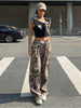 Women's Y2K Camouflage Cargo Pants by FitiqueFit
