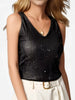 Sequin V-Neck Tank Top by Wild and Free Boutique