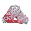 adidas Youth Scorchlight 6 Football Receiving Gloves White/Red Small by EasyOptionXY