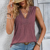 V-Neck Top for Women – Casual Loose-Fit Summer Blouse by FitiqueFit
