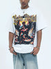 Men's Graphic Round Neck Oversized T-Shirt by Simply Love