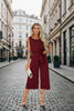 Women's Belted V-Neck Short Sleeve Straight-Leg Jumpsuit – 6 Colors S–2XL by FitiqueFit