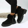 Women’s Plush Snow Boots – Warm Waterproof Winter Boots (Plus Size) by FitiqueFit