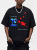 Men's Graphic Round Neck Oversized T-Shirt by Simply Love