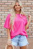 Bright Pink SUNSHINE ON MY MIND Graphic Tee
