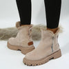 Women’s Plush Snow Boots – Warm Waterproof Winter Boots (Plus Size) by FitiqueFit