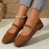 Women's Flat Vintage Mary Jane Pumps by FitiqueFit