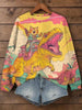 Fashionable Printed Sweatshirt With Long Sleeves by My Store
