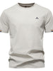 Men's Embroidered Round Neck T-Shirt