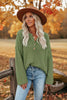 Solid Color V-Neck Pullover Knit Sweater | Relaxed Distressed Fit by FitiqueFit