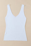 V-Neck Wide Strap Tank
