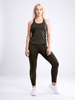 JupiterGear High-Waisted Pilates Leggings with Side Pockets & Mesh Pan