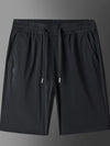 Men's Plus Size Drawstring Shorts with Pockets