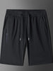 Men's Plus Size Drawstring Shorts with Pockets