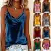 Solid Color Sleeveless Camisole Tank Top – 8 Colors, S–XXL by FitiqueFit