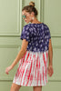 American Flag Theme Tee Dress – Patriotic Flag Tee Dress, American Pride Dress, Summer Flag Dress, Casual Flag Dress, Stylish Tee Dress, Fourth of July Dress, Flag Print Dress by Stevvex