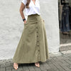Women's Elegant High-Waist A-Line Skirt by FitiqueFit