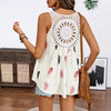 Women’s Feather Print V-Neck Camisole by FitiqueFit
