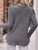 Ribbed Knit Puff Sleeve T-Shirt by Simply Love