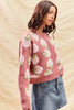 SO ME Strawberry Fruit All Over Button Sweater Cardigan by FitiqueFit