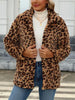 Beautiful Red Women Drop Shoulder Fuzzy Button-Up Jacket Soft And Comfortable Casual Fit Jacket by Stevvex