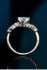 1 Carat Moissanite Heart 925 Sterling Silver Ring by Wild and Free Boutique