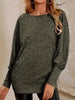 Round Neck Long Sleeve Relaxed Fit T-Shirt by Simply Love