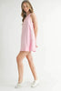 Linen Mix Side Ric Rac A-Line Mini Dress for Women – Casual Mini Dress, Summer Dress, A-Line Dress, Chic Peasant Dress, Vacation Dress, Flattering Fit Dress by Stevvex