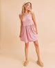 Round Neck Mini Tank Dress For Women – Stylish Everyday Essential, Comfortable Ruched Detail, Versatile Casual Dress for Effortless Looks by Stevvex
