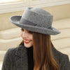Vintage Bow British Retro Flat Top Hat for Women by FitiqueFit