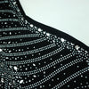 Stitching Rhinestone Tassel Party Hip Skirt