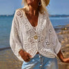 Boho Lace V-Neck Cardigan by FitiqueFit
