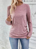 Casual Decor Button Long Sleeve T-Shirt by Simply Love