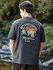Men's Plus Size Outdoor Fishing Graphic Relaxed Fit T-Shirt by Simply Love