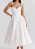 French Mesh Large Swing Double-layer Sling Dress