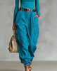 Women’s High-Waist Loose Fit Wide-Leg Casual Trousers by FitiqueFit