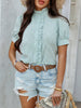 Devine Button Down Striped Short Sleeve Shirt