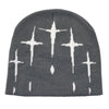 Starry Y2K Trendy Retro Knit Unisex Cross Knit Cap by My Store