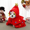 Autumn And Winter Christmas Pet Clothes Two Color Cloak Pet Cloak Shawl Dog Transfiguration by My Store
