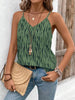 Stylish And Elegant Sleeveless Camisole With A Printed Design by My Store