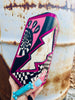 Pink Rocker Electric Rodeo Large Zippered Wallet by Neon Spur