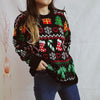 Women’s Stylish Loose Round Neck Long-Sleeved Sweater by FitiqueFit