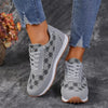 Floral Print Lace-Up Sneakers – Comfortable Canvas Shoes by FitiqueFit
