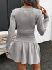 Ribbed Long Sleeve Top and Skirt Knit Set by Wild and Free Boutique